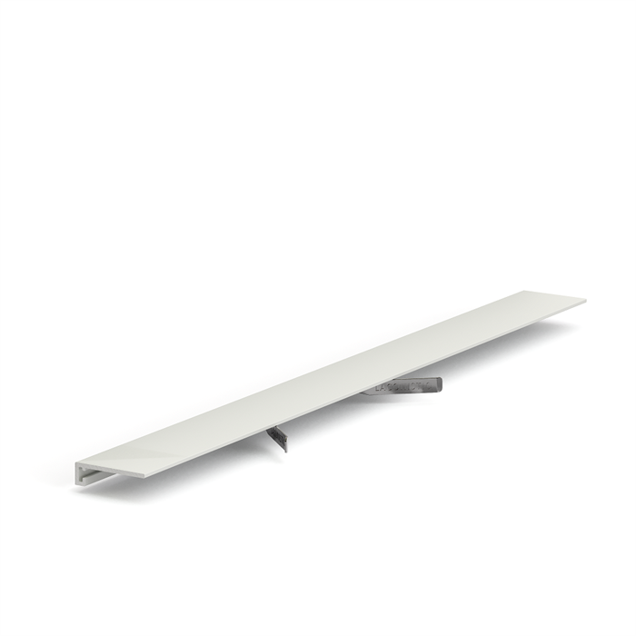 Микроплинтус LACONISTIQ micro 19 ARM RAL9016 Белый МАТОВЫЙ (19х5,5х2450мм) 7 зажимов в комплекте 19-22-245 - фото 5589