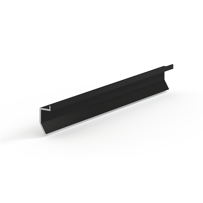 Теневой плинтус универсальный LACONISTIQ Novel mini черный МУАР (11*24*3000мм.) зазор 20мм. 36-31-300