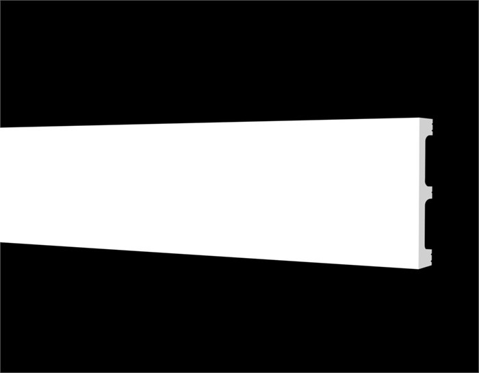 Вставка из ударопрочного полистирола для скрытого плинтуса (100х13х3м) 96-100-300