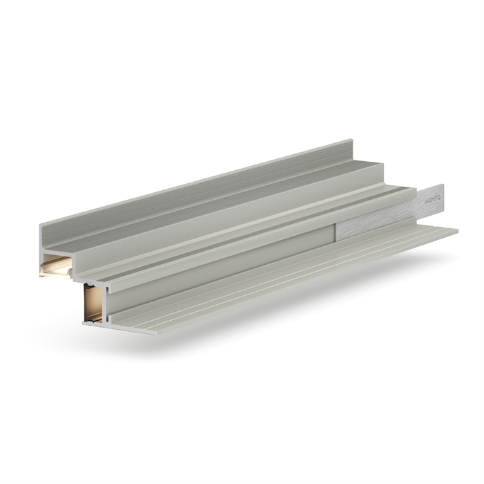 Теневая рейка LACONISTIQ Multilevel DUAL (разноуровневая) БЕЗ ПОКРЫТИЯ (46,7*31*3000мм.) под подсветку 30-100-300