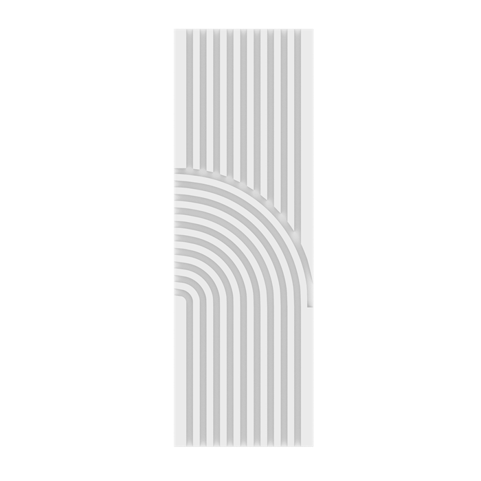 Композитная декоративная панель Decoplume SLIM Wave 8 (297*99*5мм) DP123 SLIM