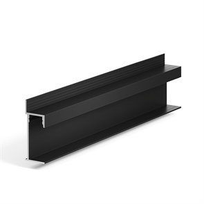 Теневая рейка LACONISTIQ Light PANEL Черная анодированная (44*17*3000мм.) под подсветку 10-11-300