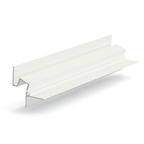 {{photo.Alt || photo.Description || 'Теневой профиль потолочный GIPS CLASSIC под подсветку, Белый МУАР RAL9016 размер (43.8*44.1*3000мм) отступ 19мм.'}}